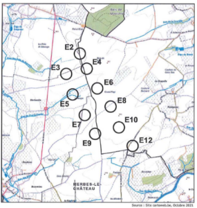 G1141 Lobbes socles carte